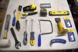 Level, Tape Measure, Grout Saw Blades, Mallet, and More