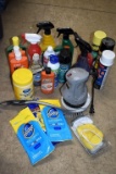 Multi Surface Wipes, Blow Off Duster, Wire brush, Interior Car Detailer, Vehicle Wax, Vehicle