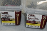 (3) Tubs of GRK No. 8x 1 3/4