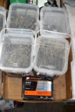 (5) Containers Assorted Screws