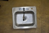 Stainless steel Sink with Faucet