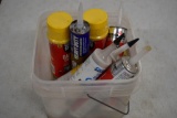 Assorted Caulk and Great Stuff Foam