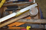 Assorted Punches, Level, Rubber Mallet, Other Assorted Hand Tools