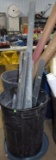 Rubbermaid Garbage Can with Lid Containing Assorted USP Connectors