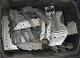 Tote Containing Assorted Simpson Strong Brackets, Post Bases