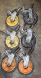 (6) Scaffolding Caster Wheels