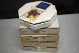 (4) The Bradford Exchange Collectible Plates with Boxes, (1) Franklin Mint Collectible Plate