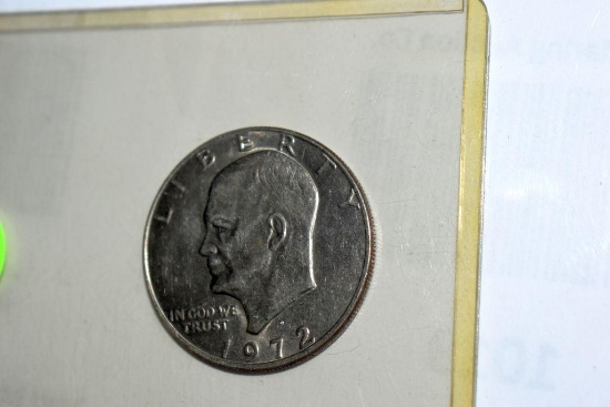 1972 D Liberty E Pluribus Unum United States of America One Dollar Coin