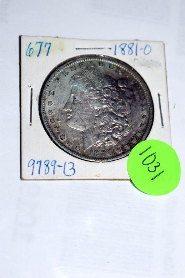 1881 O Liberty E Pluribus Unum United States of America One Dollar Coin