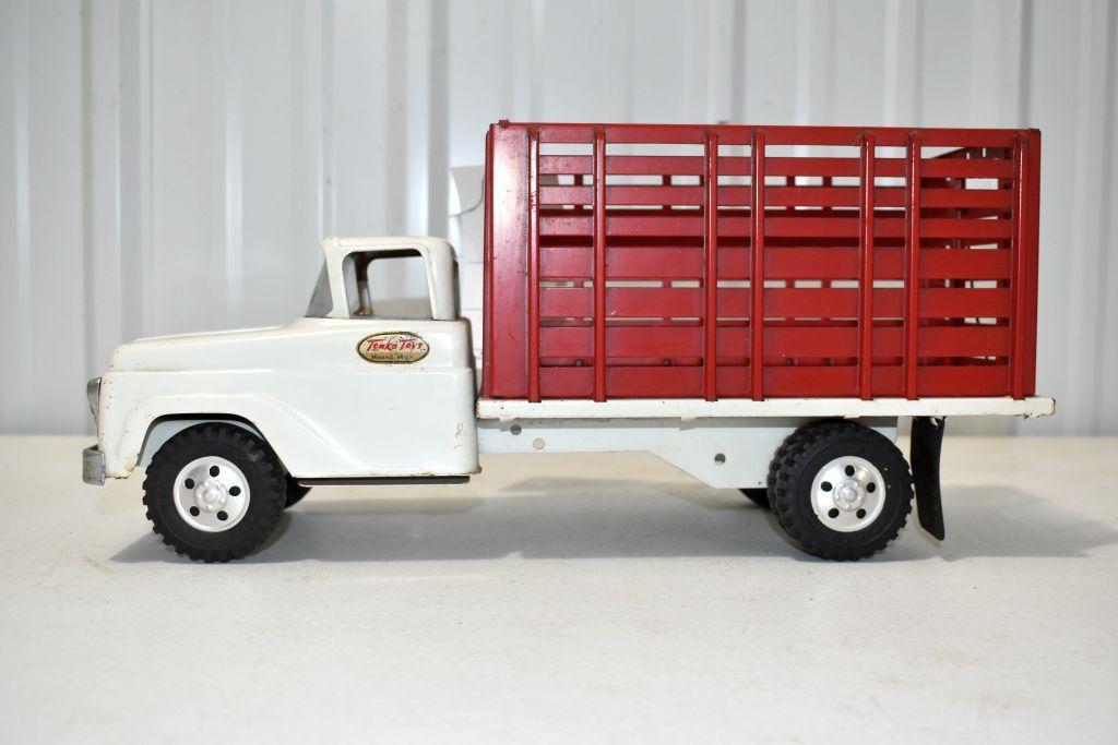 50 s Tonka Livestock Truck Good Original Toy Proxibid