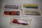 (5) Bachmann HO Scale Assorted Railroad Cars with Boxes