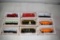 (9) Bachmann HO Scale Assorted Railroad Cars with Boxes