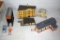 Assorted Plastic HO Scale Railroad Accessories and Buildings