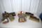 Assorted HO Scale Plastic Railroad Buildings