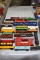 Assorted HO Scale Railroad Cars: Material Cars, Box Cars