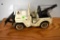 60's Tonka Jeep with Wrecker and Plow