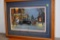 Christmas Decorating Print by David Barnhouse, Frames and Matted