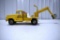 60's Tonka Truck with Mounted Back Hoe, Good Original Toy