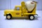 60's Tonka Mini Yellow Manual Dump Cement Mixer Truck, Good Original Toy