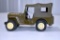 60's Tonka Mini Military Jeep, Good Original Toy