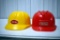 (2) Tonka Hard Hats