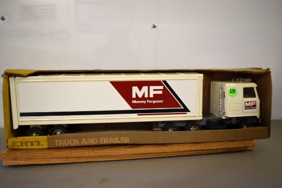 Ertl Massey Ferguson Truck and Trailer Set in Box