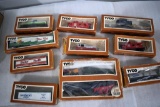 (10) TYCO HO Scale Assorted Railroad Cars with Boxes