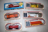 (6) Life-Like HO Scale Assorted Railroad Cars with Boxes