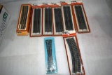 Tyco HO Scale Engine with Box, (5) Tyco Straight Track in Package, (1) Tyco Curved Track in Package