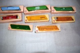 (8) International Hobby Corp. HO Scale Model Railroad Cars in Boxes