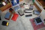 Assortment of Plastic HO Scale Railroad Accessories and Buildings