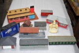 Assorted Plastic HO Scale Buildings