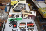 MRC Sound Master 210, HO Scale Railroad Track, Assorted HO Scale Railroad Cars