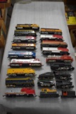 Assorted HO Scale Railroad Engines