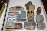 Assorted Plastic HO Scale Buildings