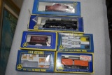 (6) Assorted AHM HO Scale Railroad Cars