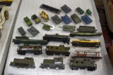 Assorted GI Joe Marked HO Scale Railroad Cars, Military HO Scale Railroad Cars