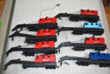 (8) assorted HO Scale Railroad Cranes