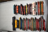 Assorted HO Scale Railroad Flat Cars