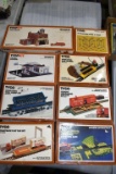 (8) Assorted Tyco HO Scale Building Kits with Boxes; Unknown if Complete