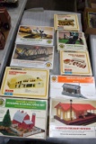 (9) Assorted Bachmann HO Scale Building Kits with Boxes; Unknown if Complete