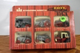 Ertl International Harvester Historical Toy Tractor Set in Box, 1/64