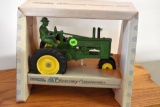 Ertl 40th Anniversary John Deere A Tractor with Man with Box