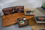 (3) Harley-Davidson Motorcycles, Harley Davidson Ornament Gas Cap