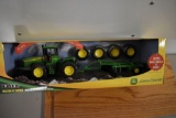 Ertl John Deere Tractor with Ripper, Includes Removable Dual Wheels and Blade, with Box