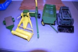 John Deere Forage Harvester, Wagon, Skid Loader