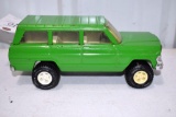 60's Tonka Mini Bright Green Wagoneer, Good Original Toy