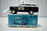 60's Tonka Mini Hi-Way Patrol No. 64 with Original Box