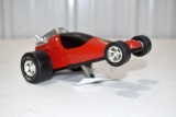 70's Tonka Mini Press Steel Trophy Trapper Drag Car, Good Original Toy