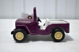 60's Tonka Mini Jeep, Purple Color, Good Original Toy